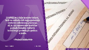 Smanjeno korišćenje čekova